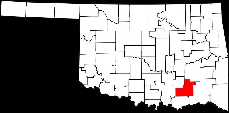 Atoka County in southeast Oklahoma.