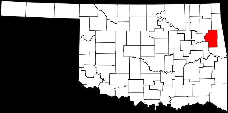 Cherokee County in northeast Oklahoma.