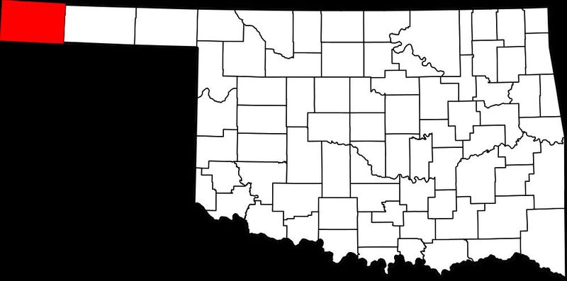 Cimarron County in the panhandle of Oklahoma.