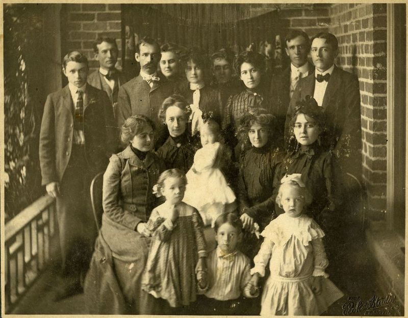 The faculty of the Tuskahoma Female Academy in Pushmataha County posed for this photo in April of 1902.  The school educated the girls of the Choctaw Nation from 1892 until it burned in 1925.  Photo courtesy of the Oklahoma Historical  Society.