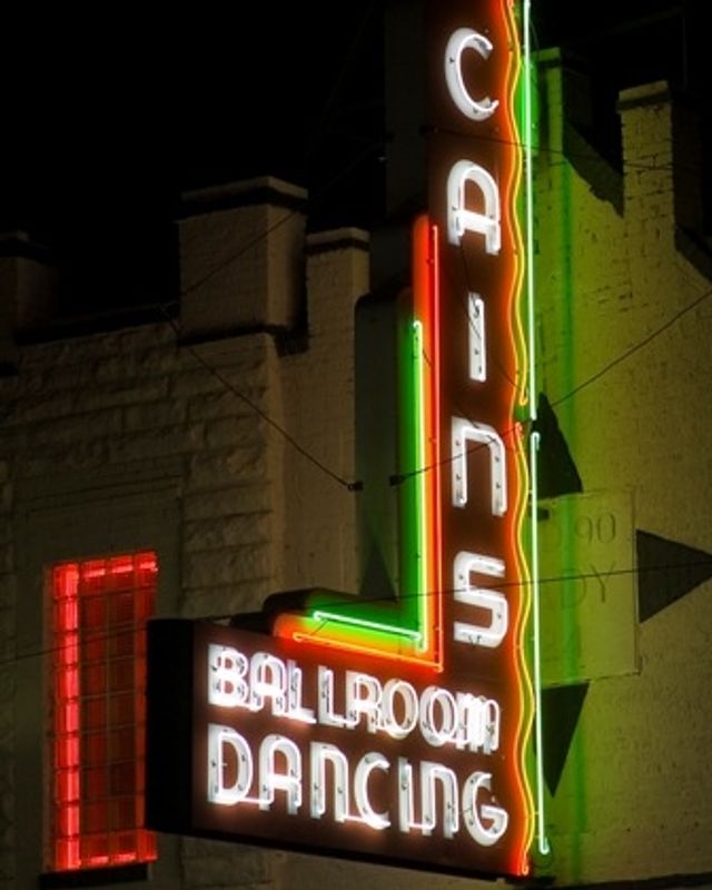Cain's Ballroom, a famous and historic music venure located in the heart of downtown Tulsa, is reportedly haunted by the ghost of Bob Wills and a mysterious "lady in red" that makes her presence known to patrons.