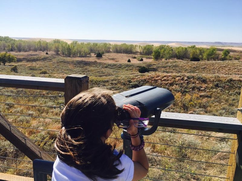 Participate in the Oklahoma State Park Passport program and collect stickers from each state park as you experience natural wonders and spectacular views like this one from the observation deck at Little Sahara State Park.