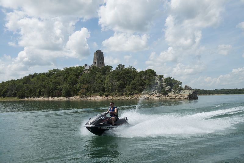 Lake Murray State Park in Ardmore features unexpected historical treasures like Tucker Tower, which houses interesting artifacts like part of a meteorite.