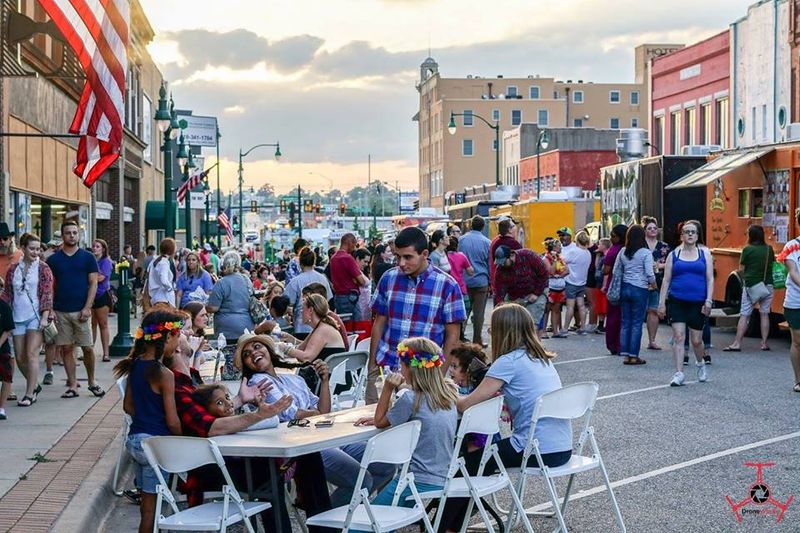The Claremore community comes together for the monthly Food Truck Thursday food truck event.