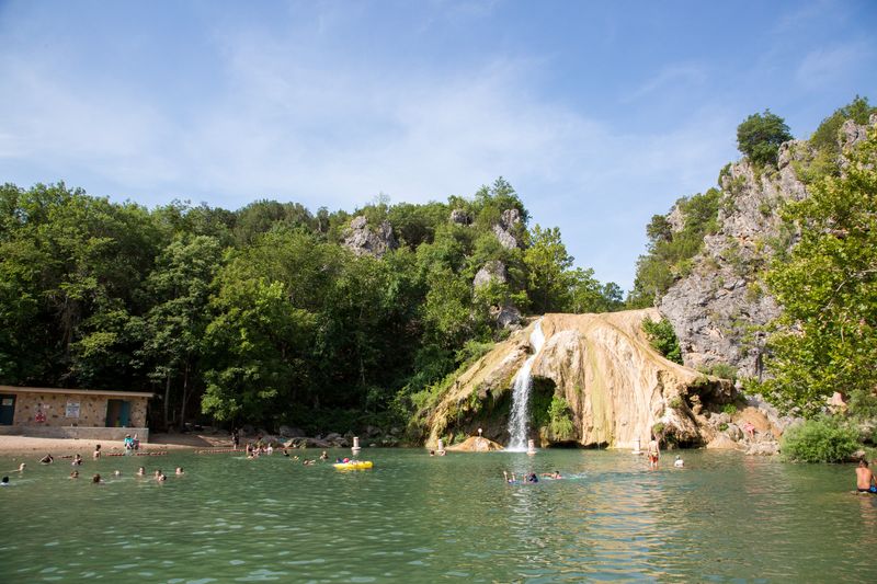 All ages are sure to have a blast at Turner Falls Park in Davis.