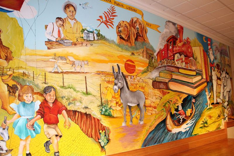 BartlettCarnegie Sapulpa Public Library Mural