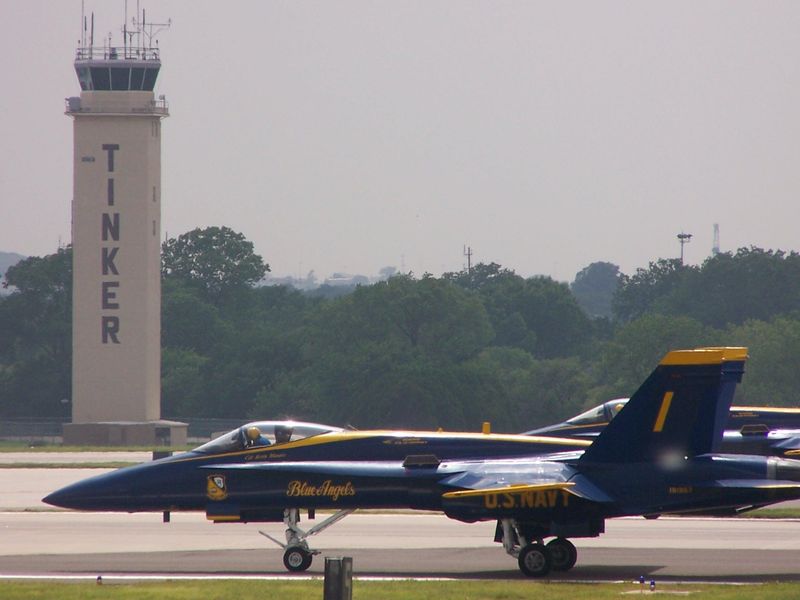 blue angels at tinker afb