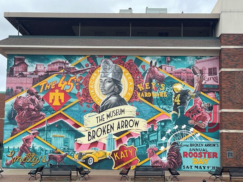 The Museum Broken Arrow Historic Mural Oklahoma's