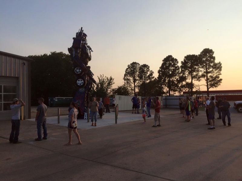 Optimus Prime Transformers Statue Oklahoma's Official Travel & Tourism Site