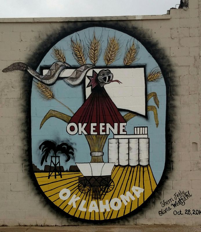 Okeene Logo Mural Oklahoma's Official Travel & Tourism