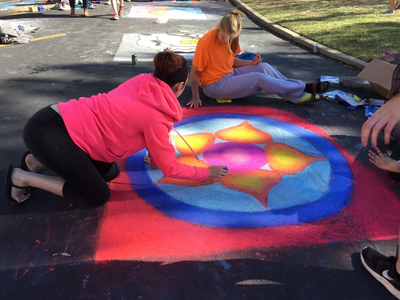 Montmartre Chalk Art Festival Oklahoma's Official