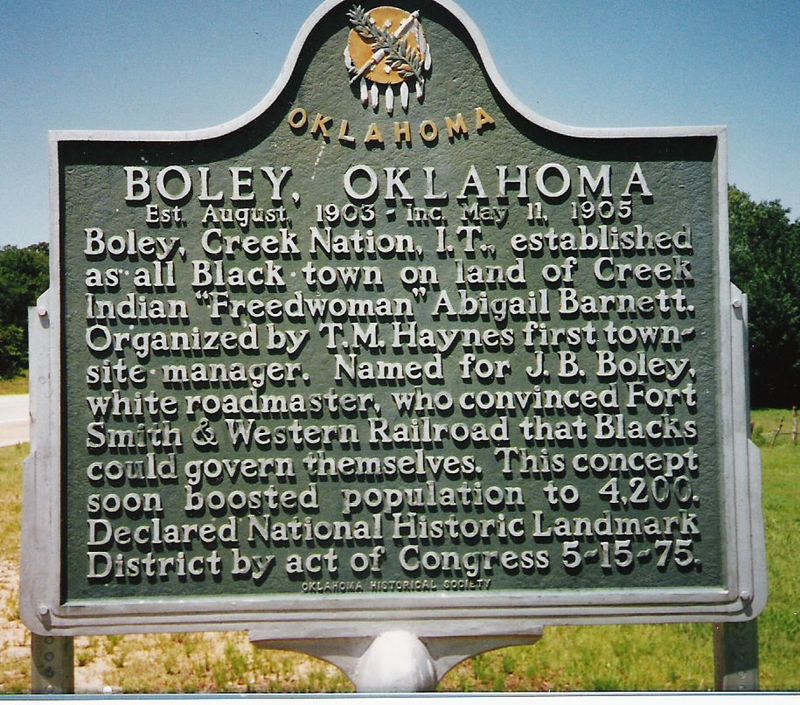 Boley Oklahoma News at Patricia Schilling blog