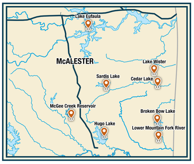 Oklahoma Fishing Trail - Southeastern Loop
