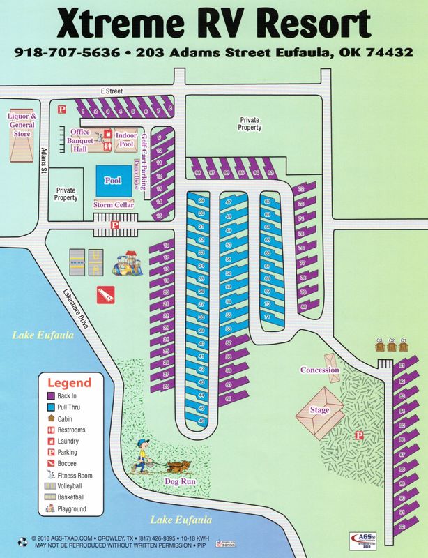 Optimum Rv Locations Map Xtreme RV Resort | TravelOK.com - Oklahoma's Official Travel & Tourism Site