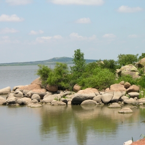 Pay a visit to Tom Steed Lake during your trip to Great Plains State Park. Photo by Keli Clark.