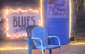 The Down Home Blues Club is adjacent to D.C. Minner's home in Rentiesville.