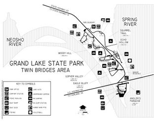 View Map of Twin Bridges Area