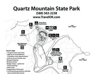 Additional Quartz Mountain State Park Map