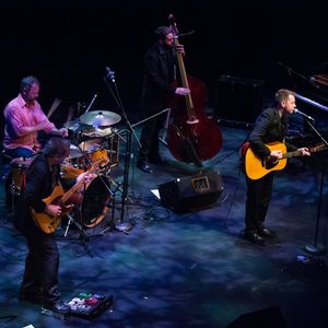 John Fullbright performing at the University of Central Oklahoma's Mitchell Hall in 2014