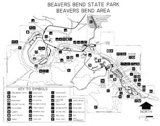 Hochatown and Beavers Bend Map