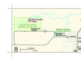 View Map of Washita Battlefield National Historic Site