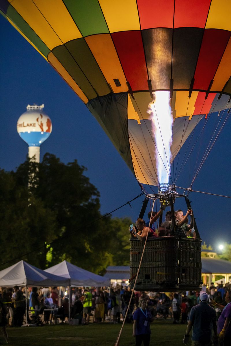 FireLake Fireflight Balloon Festival Oklahoma's