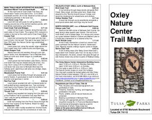 Read Oxley Nature Center Trail Descriptions