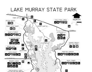 View Lake Murray State Park map