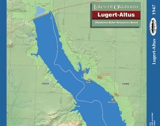 View Lake Altus-Lugert Map