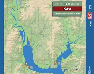 View Kaw Lake Map