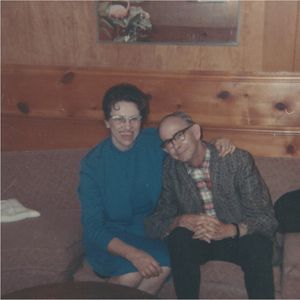 Albert Brumley and his wife Goldie in the mid 1960's
