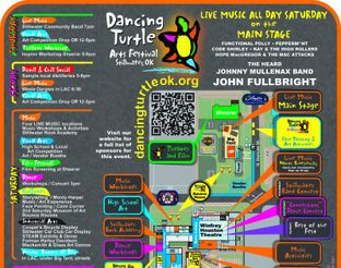 Dancing Turtle Map & Schedule