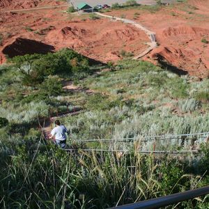 See unique geological formations at Gloss Mountain State Park in Fairview. Photo by Megan Rossman/Oklahoma Tourism.