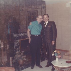 Albert Brumley with Otis Echols in the 1960's