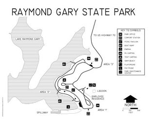 View Raymond Gary State Park Map