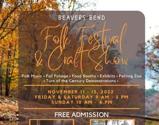View 2022 Beavers Bend Folk Festival & Craft Show Flyer