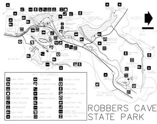 View Robbers Cave State Park Map
