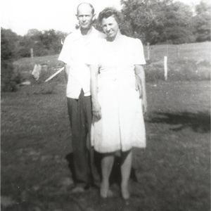 Albert Brumley and his wife Goldie in the mid-1940's