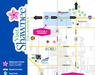 View Map of Shawnee & Downtown