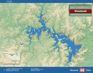View Skiatook Lake Map