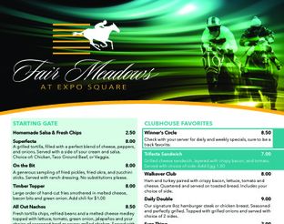Fair Meadows Grill & Sports Bar Menu