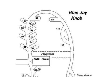 Blue Jay Knob Campground Map