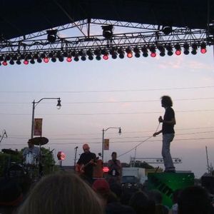 Chainsaw Kittens performing at the first annual Norman Music Festival in 2008