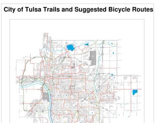 View Tulsa Trails & Bikeways Map