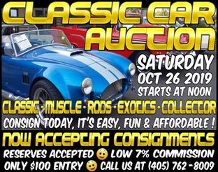 Classic Car Auction & Show Flyer
