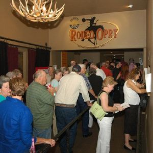 Guests enter the Oklahoma Opry for a performance.