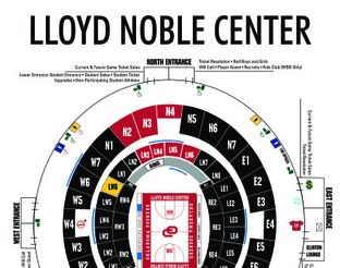 View Lloyd Noble Center Map