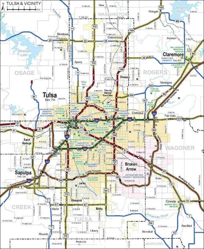 Tulsa Map
