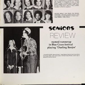 Vince Gill performs with his high school band at the Howdy Mixer in 1975.