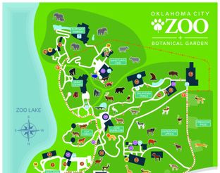 View OKC Zoo map
